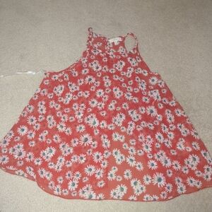 Nwot Mine Red Floral-Print Women's Top Sz S